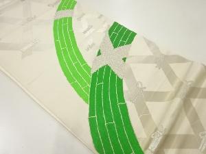 アンティーク　光悦垣模様織出し袋帯（材料）